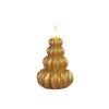 LED Kaars wax boom goud Ø6