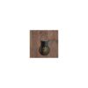LED Solar lantaarn zwart 9x7cm | Anna's Collection