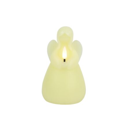 LED kaars engel L creme 8