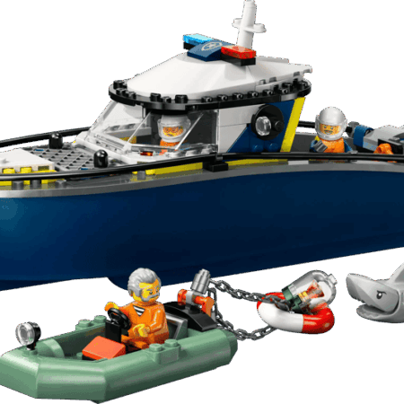 LEGO City Achtervolging met Politieboot 60456