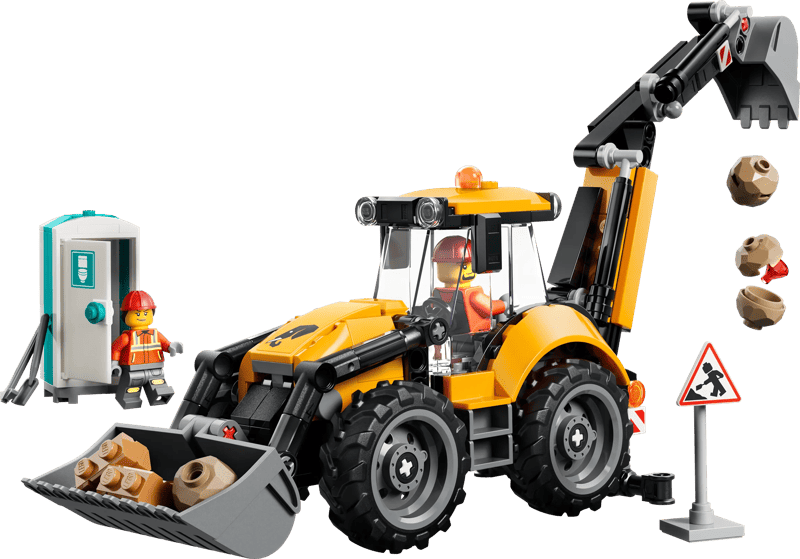 LEGO City Gele graaflaadmachine 60480