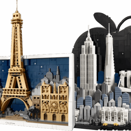 LEGO New York en Parijs Set 21066 + 21064
