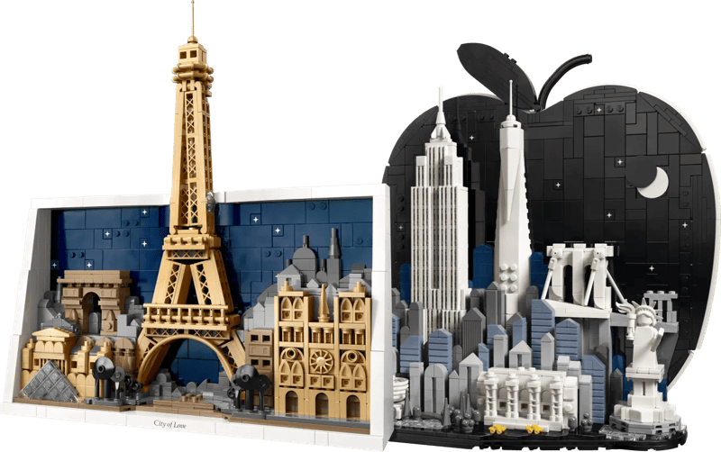 LEGO New York en Parijs Set 21066 + 21064
