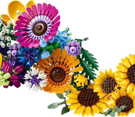 LEGO Veldbloemen en Zonnebloemen Set 10313 + 11502