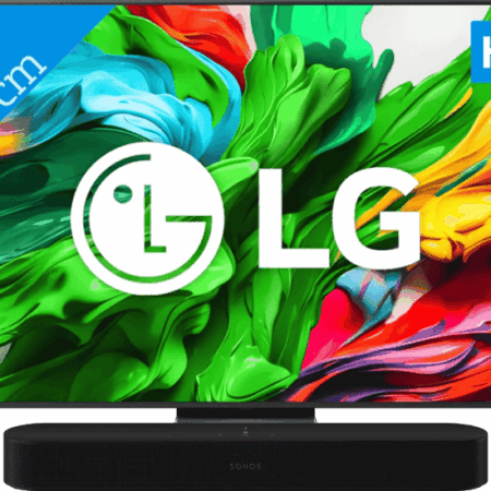 LG 43" QNED86 EVO 4K (2025) + Sonos Beam Gen2 Zwart