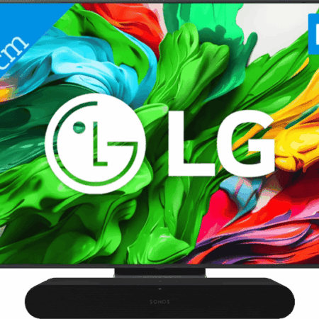 LG 43" QNED86 EVO 4K (2025) + Sonos Ray Zwart