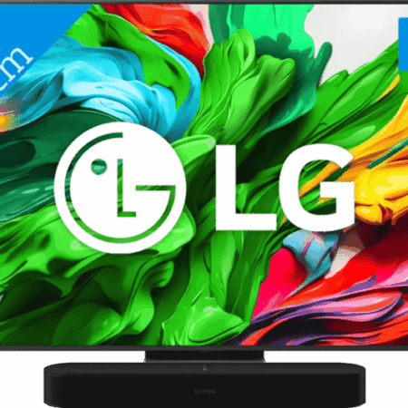 LG 55" QNED86 EVO 4K (2025) + Sonos Beam Gen2 Zwart