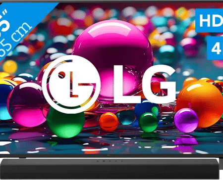 LG 65" 4K Smart UA75 + LG DS60TR