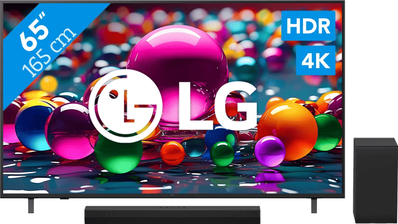 LG 65" Smart UA75 4K (2025) + LG DS40T