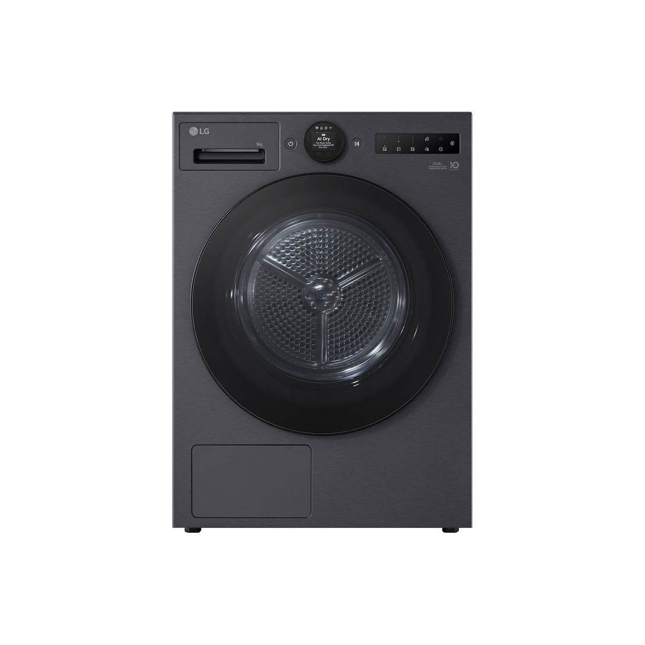 LG RT90X8YB Warmtepompdroger Zwart | LG