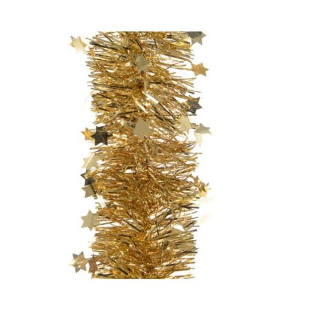 Lametta guirlande ster 270cm goud | Decoris