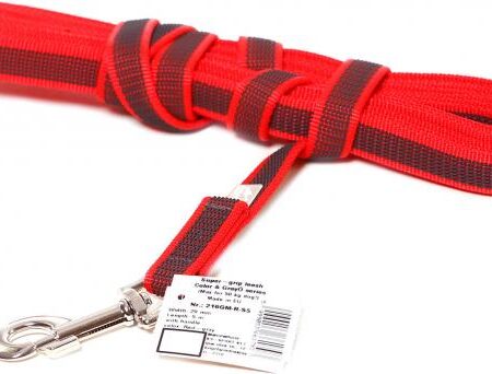 Lange lijn hond - Antislip - 20mm - Met handvat