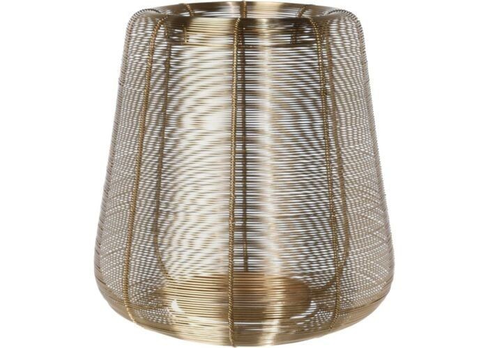 Lantaarn Metaaldraad 29cm Goud |