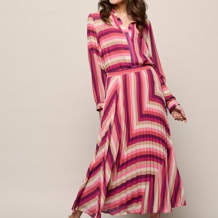 Lara Plisse Rok Licht Berry / Multi