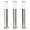 Lech 2 (set van 3 stuks) RVS Tuinlamp