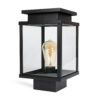 Leicester Sokkellamp Zwart 30cm