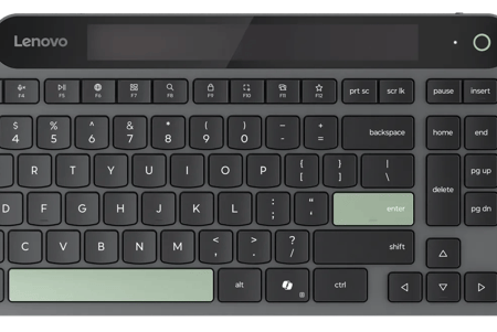 Lenovo 800 Self-Charging Bluetooth Toetsenbord QWERTY Zwart