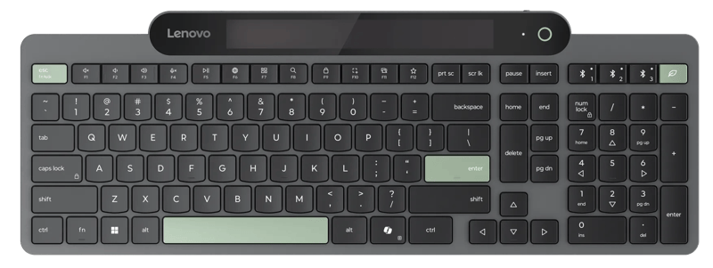 Lenovo 800 Self-Charging Bluetooth Toetsenbord QWERTY Zwart