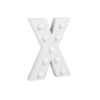 Letter X met licht hoogte 17 cm breedte 12