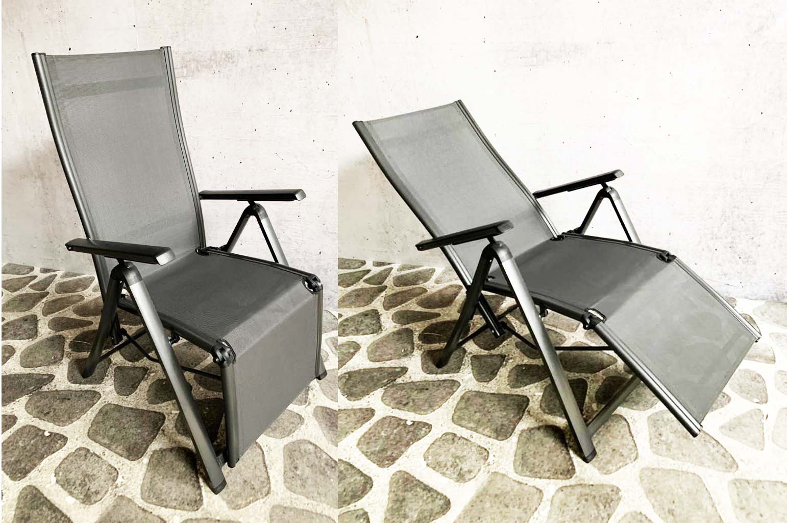 Levy Relax tuinstoel textileen | SenS