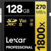 Lexar Professional SDXC 1800x GOLD 128GB 180MB/s