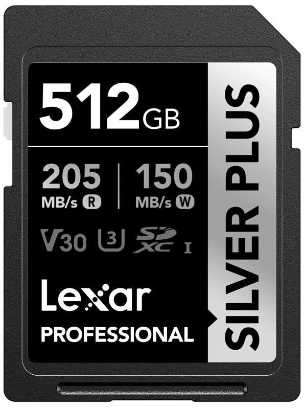 Lexar Professional SDXC Silver Plus 512GB 150MB/s