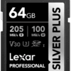 Lexar Professional SDXC Silver Plus 64GB 100MB/s