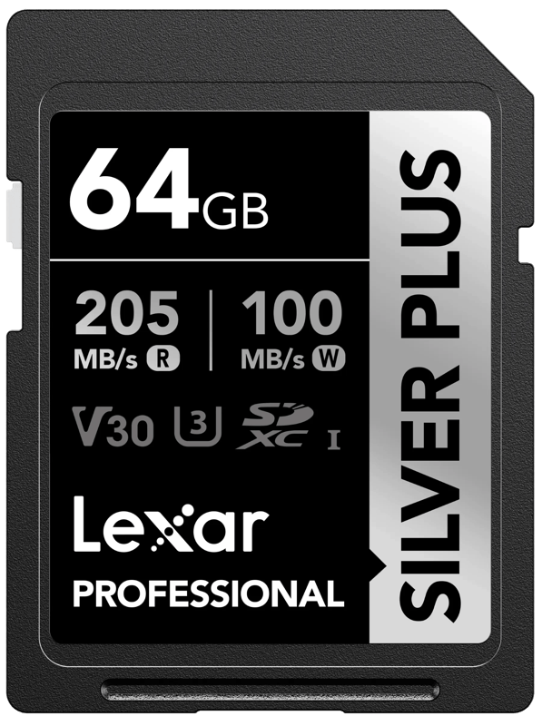 Lexar Professional SDXC Silver Plus 64GB 100MB/s