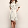 Lexie Print Tuniek Offwhite / Zwart