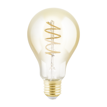 Lichtbron Amber spiraal E27 A75 245LM dimbaar