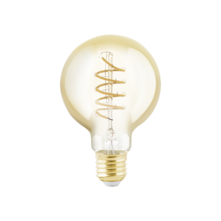 Lichtbron Amber spiraal E27 G80 245LM dimbaar
