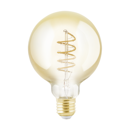 Lichtbron Amber spiraal E27 G95 245LM dimbaar
