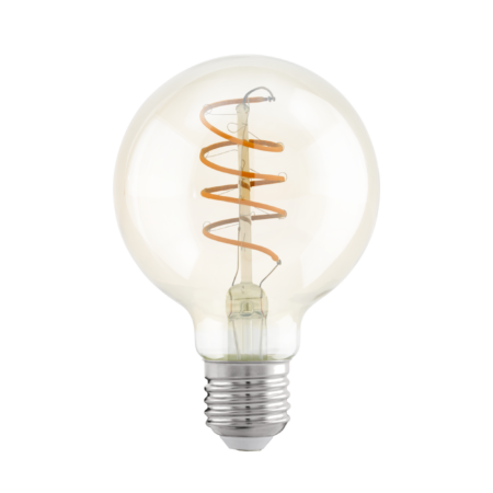 Lichtbron Vintage spiraal E27 G80 270LM 2200k
