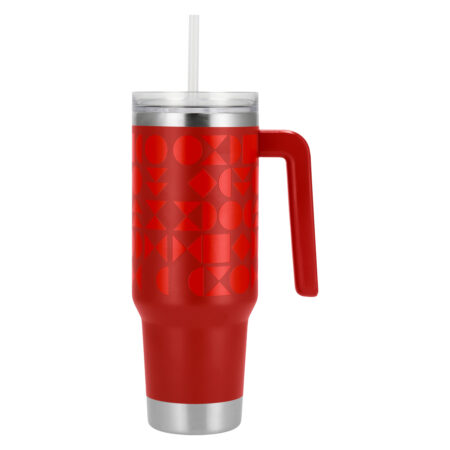 RVS thermosbeker (Rood)