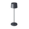 Lido Oplaadbare LED Tafellamp Antraciet