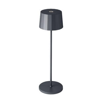 Lido Oplaadbare LED Tafellamp Antraciet