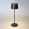 Lido Oplaadbare LED Tafellamp Zwart