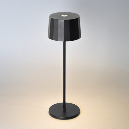 Lido Oplaadbare LED Tafellamp Zwart