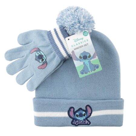 Lilo & Stitch Winterset muts &handschoen | Merkloos