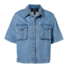 Lina Blouse Denim Blauw