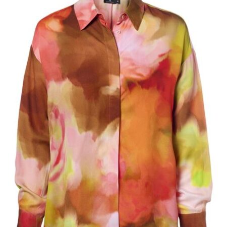 Lisa Print Blouse Roze / Multi