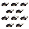 Liv Inbouwspot Zwart 10 stuks