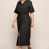 Logan Jurk Zwart Maxi