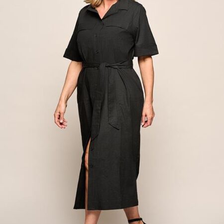 Logan Jurk Zwart Maxi