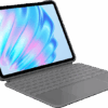 Logitech Combo Touch Apple iPad Air 11" (2026/2025/2024) Toetsenbord Hoes QWERTY Grijs
