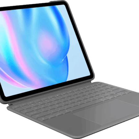 Logitech Combo Touch Apple iPad Air 13" (2026/2025/2024) Toetsenbord Hoes QWERTY Grijs