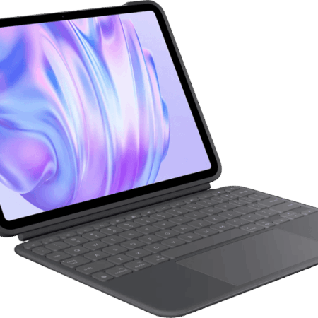 Logitech Combo Touch Apple iPad Pro 11" (2025/2024) Toetsenbord Hoes QWERTY Grijs