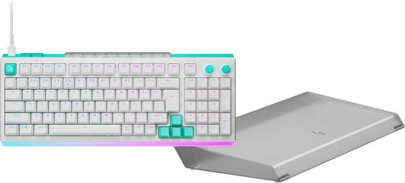 Logitech G512 X 98 Gaming Toetsenbord Qwerty Wit + Polssteun