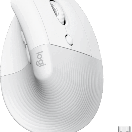 Logitech Lift Verticale Ergonomische Muis Wit