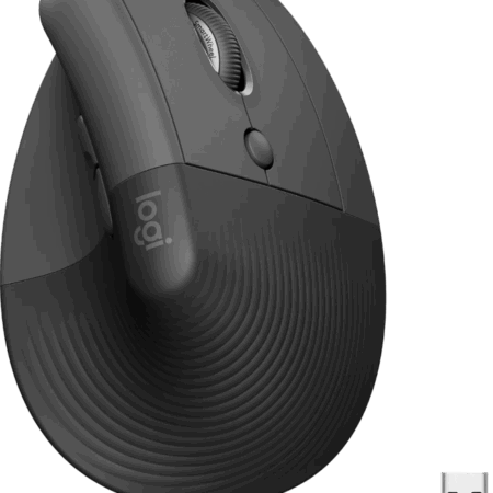 Logitech Lift Verticale Ergonomische Muis Zwart